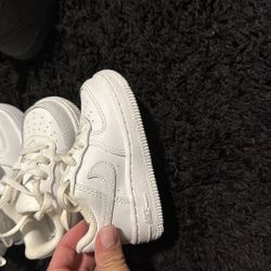 3 Pairs Of 5c Nike Air Force High And Low And A Pair Of Black Jordan’s 