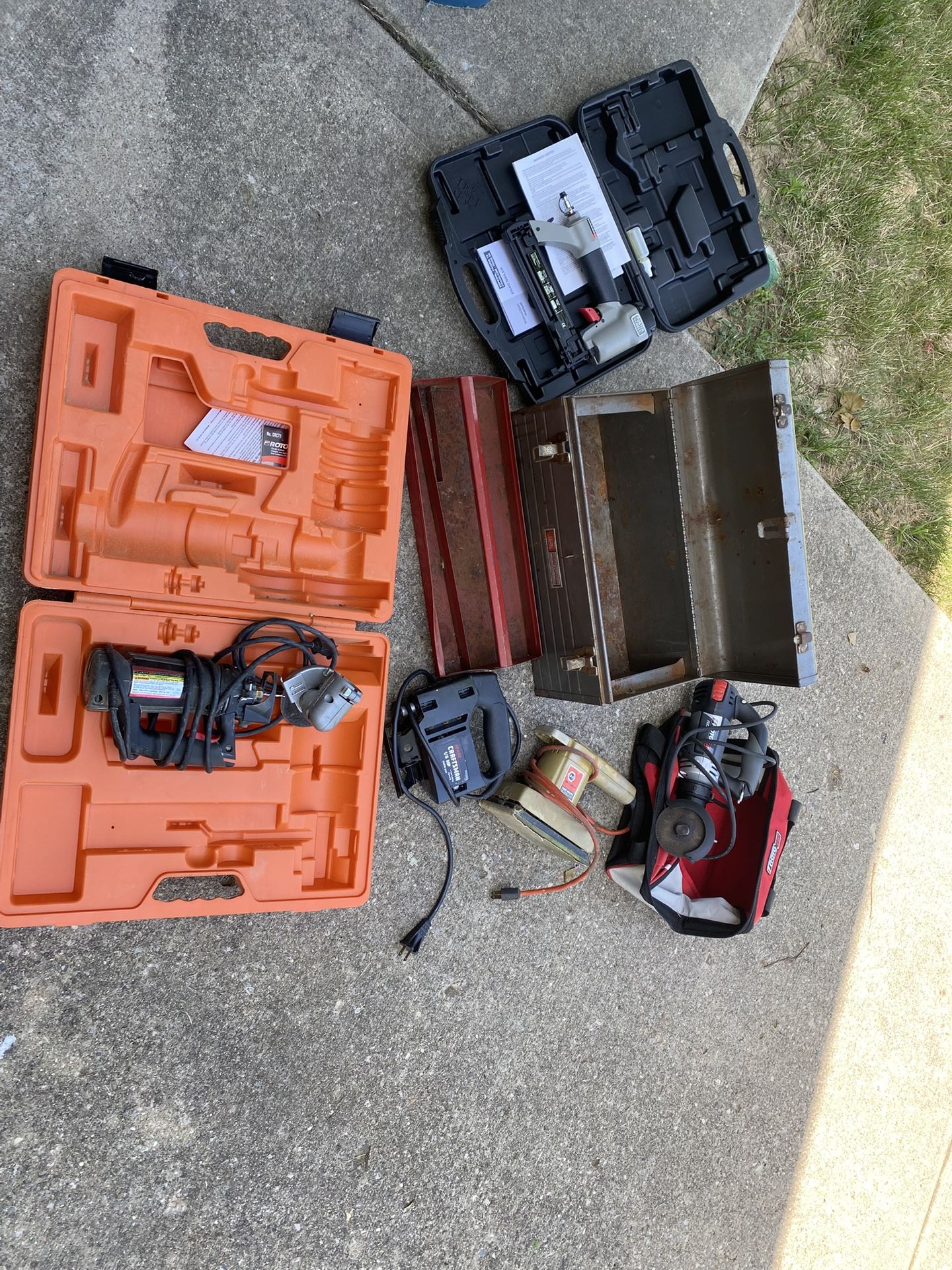 Power Tools + Tool Box Set
