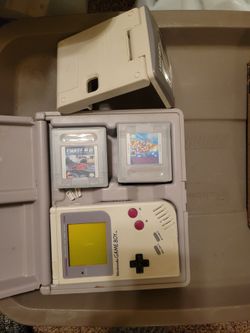 1 Original Game Boy Bundle With 3 Games,  Carry Case, Magnifying Screen, Cord