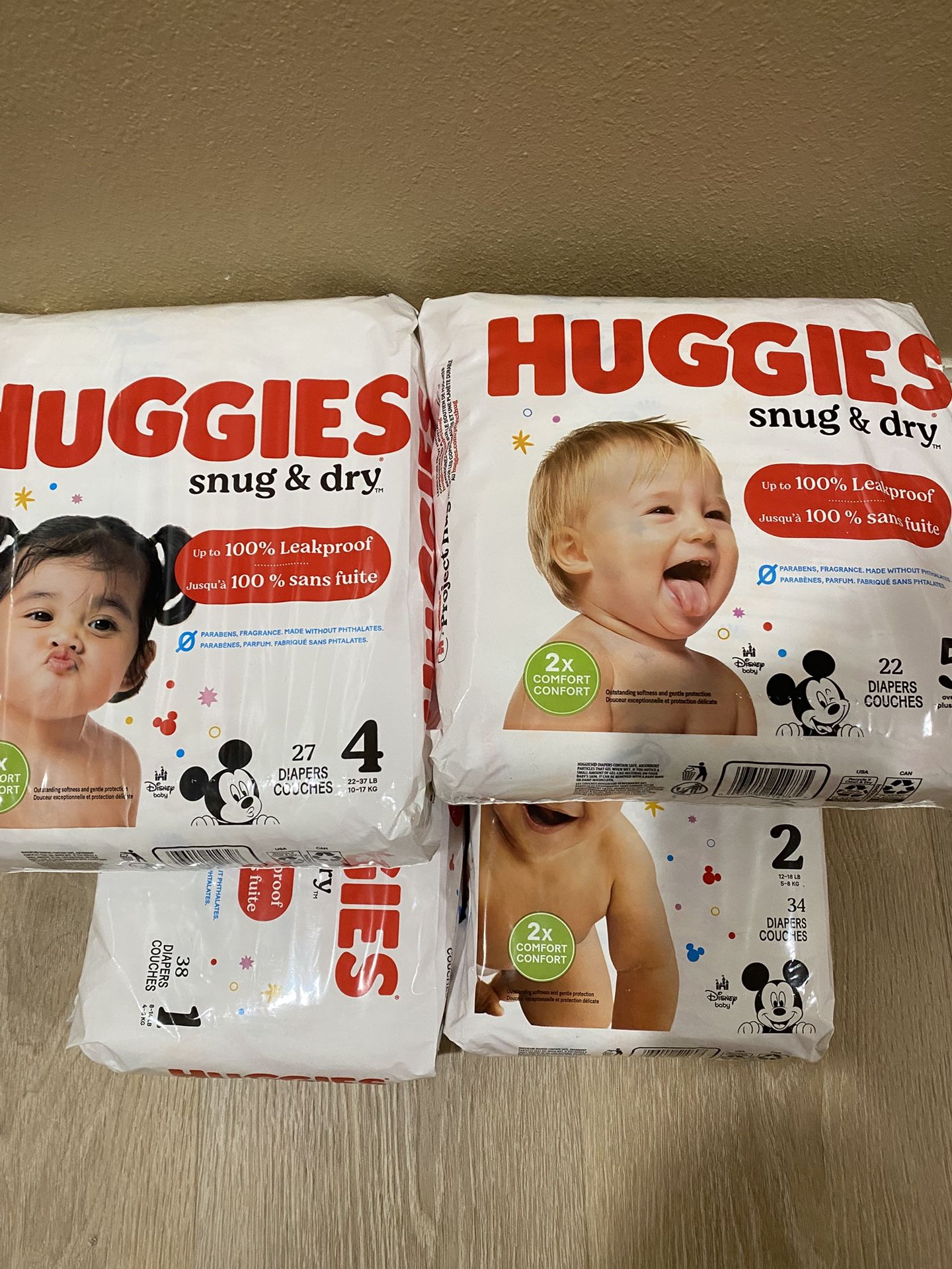 Huggies Diapers Size 1 2 3 4 5 6 7