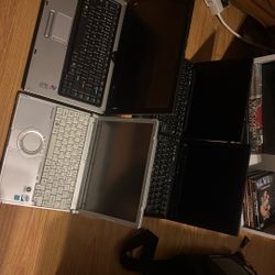 Lot Of 4 Laptops Lenovo IBM Thinkpad x60, x60 Tablet, Gateway TA1 Panasonic CF-T8 READ