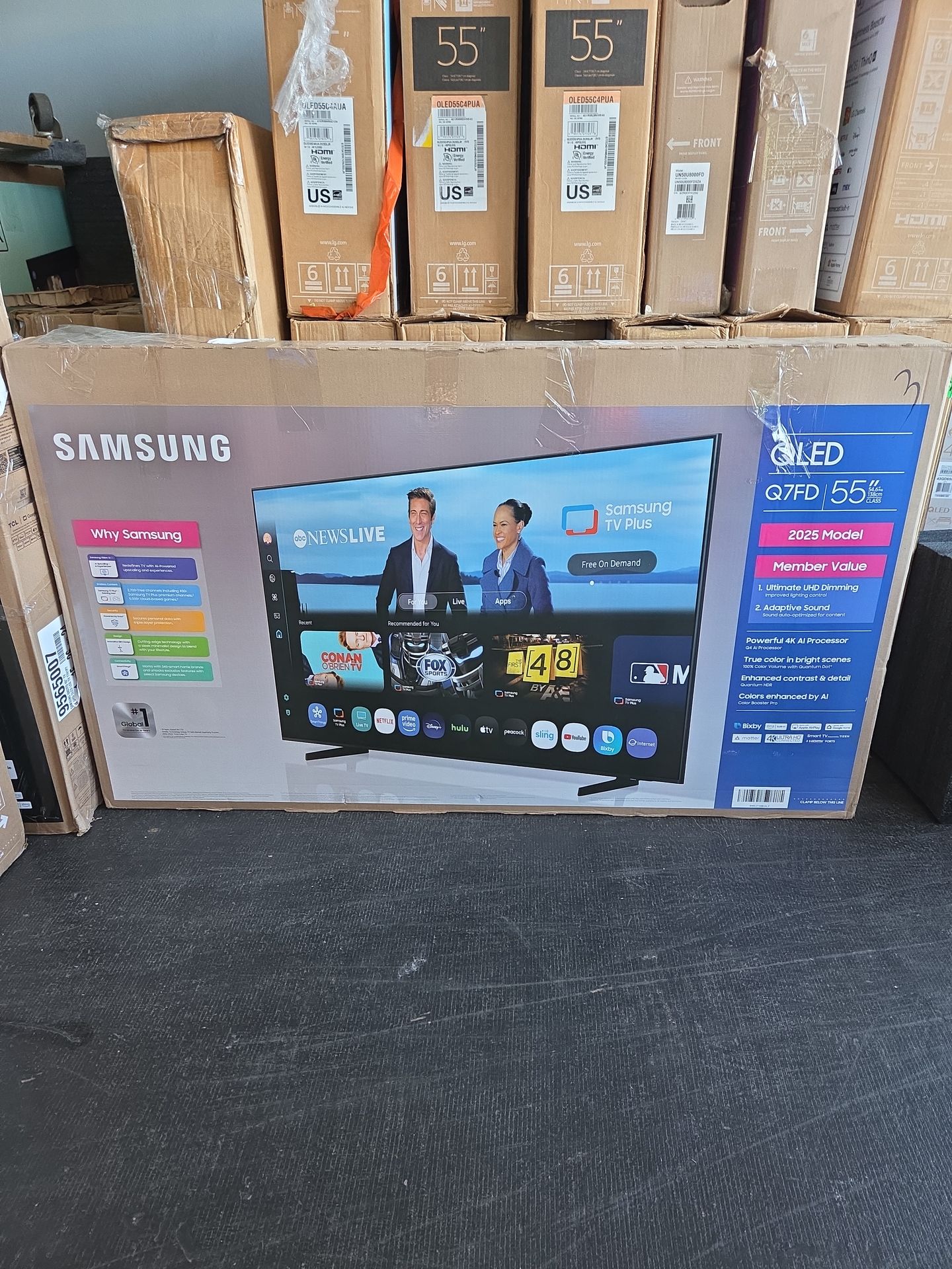 55" Samsung QLED Q7F 4k Smart Tv