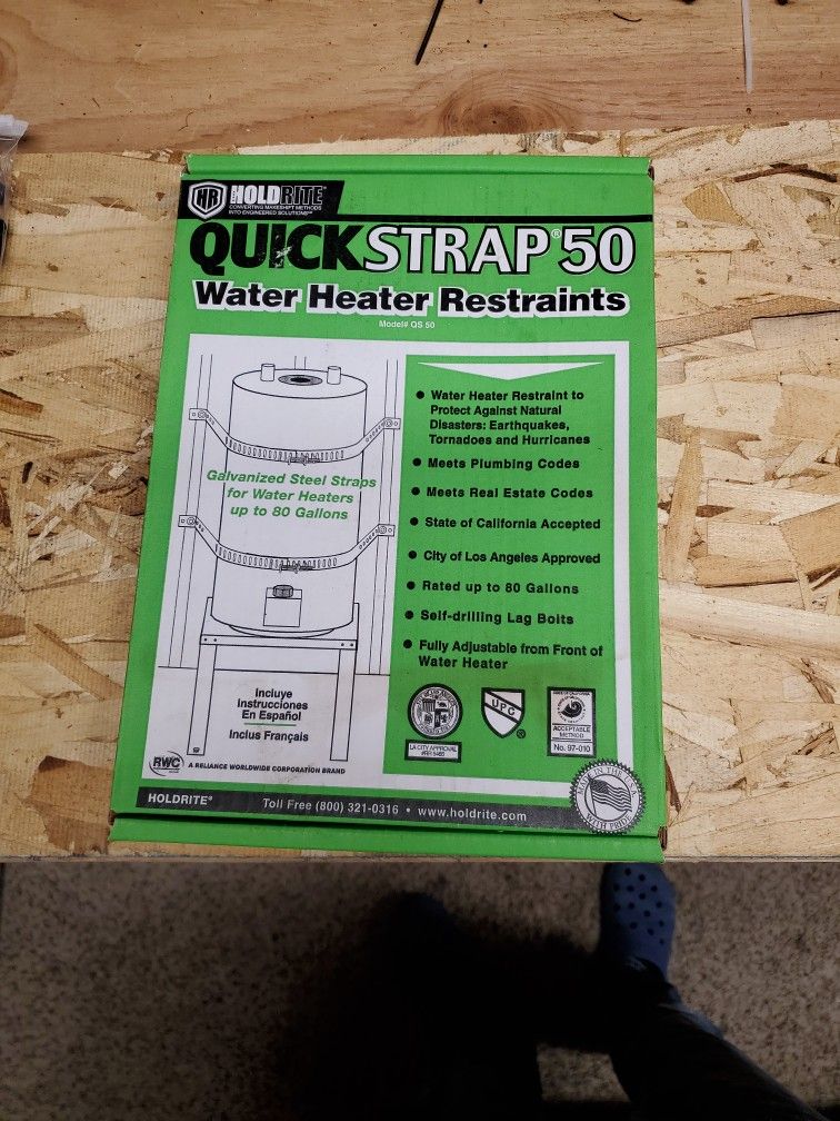 Water Heater Straps