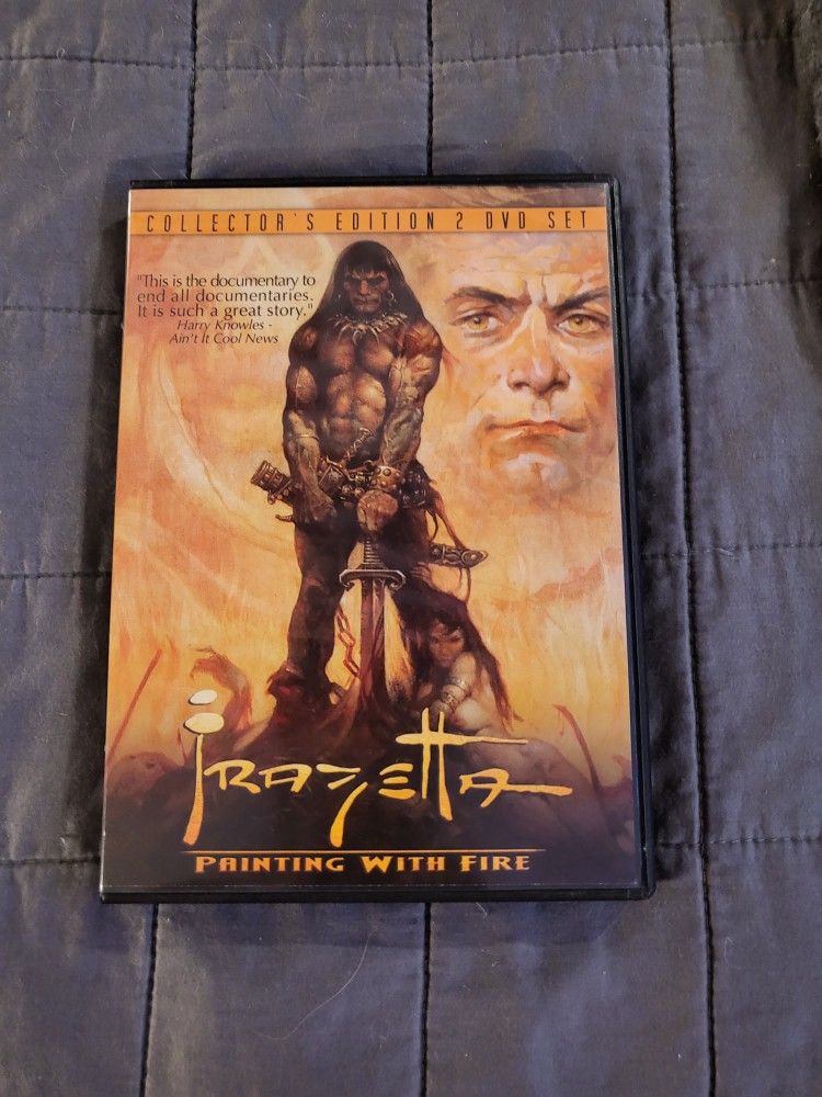 Frazetta: Painting With Fire (DVD, 2004, 2-Disc Set) like new condition