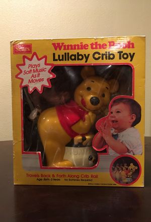 Winnie The Pooh 1982 Sears Exclusive Lullaby Crib Toy For Sale In