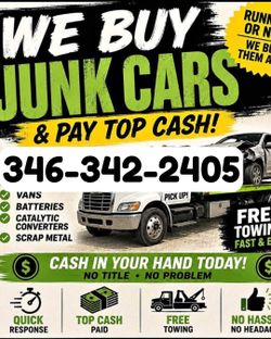 $$$$&$ 4 Junks cars/ compra de carros