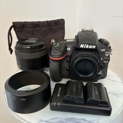 Nikon DSLR camera D810 and 85mm Nikon lens combo