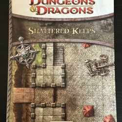 2012 D&D 30x21 Shattered Keeps Map Pack C-1827A (3 Double Sided Maps)