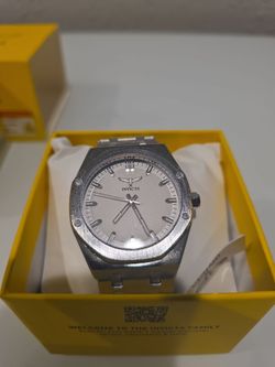 Invicta Silver Stainless Steel Watch