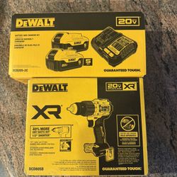 Dewalt Battery And Drill 