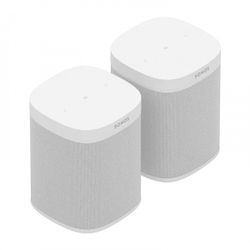 2 Sonos One SL S38 Wireless Compact Smart Audio Speakers White