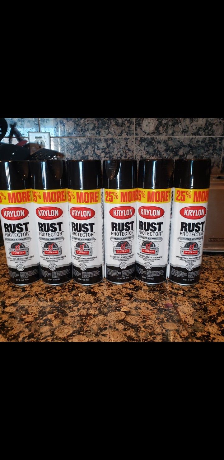 Black Spray Paint Tall 15oz Cans 6 For 30.00 