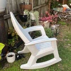 Sturdy Resin Rocking Chair