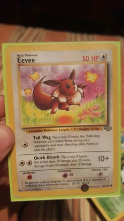 1999 Eevee Pokemon Card