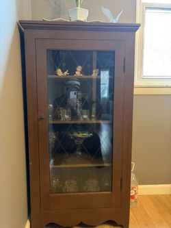 Small Antique Curio Cabinet