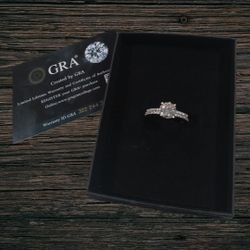 Certified 2.0 Ctw Moissanite Diamond Wedding Ring Set