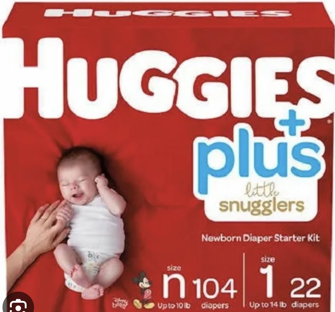 Huggies Pampers N + Size 1 