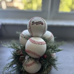 Braves baseball Holiday Christmas tree decorations 