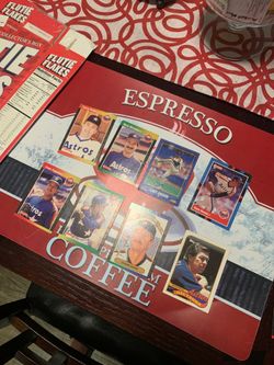 Baseball cards , ASTROS 1989 , 9 cards