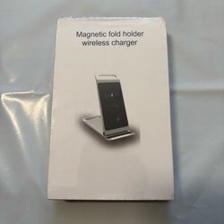 Foldable Charging Station, Wireless Fast Charger Stand for iPhone Samsung