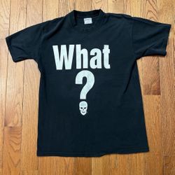 Stone Cold Steve Austin What? T-Shirt WWF Medium WWE Wrestling Read Vintage Y2K
