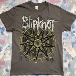 Slipknot North American Summer Tour Gray Band Shirt Men’s Size Medium