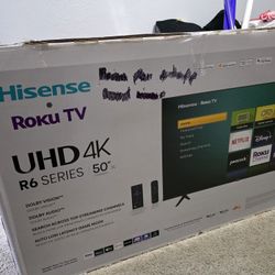 Hisense 50" + Roku TV
