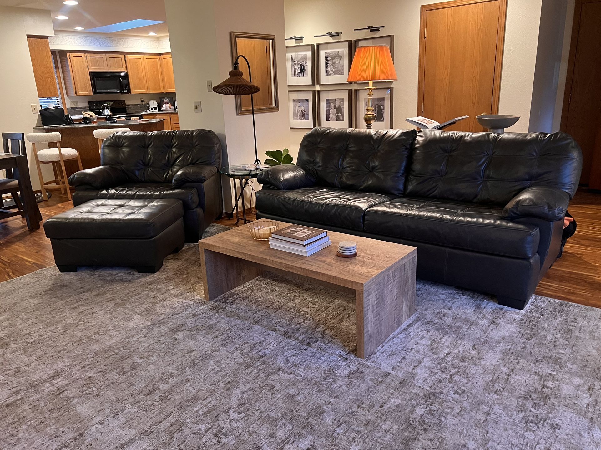 Leather Couch Set