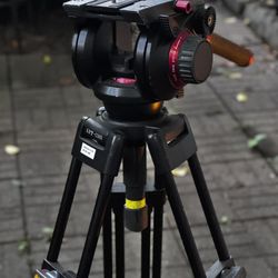 Manfrotto 504-HD Heavy-Duty Fluid Tripod Head (WITH Tripod)