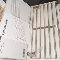 Ikea Kungsfors Stainless Steel Shelf/Rack