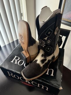 Cowboy Boots Cow Fur Hair 