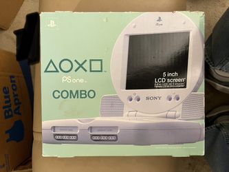 Sony PlayStation 1 PSOne with LCD Combo White Console (SCPH-141) CIB - $390
