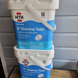 HTH 3" Chlorine Tabs for pool. 