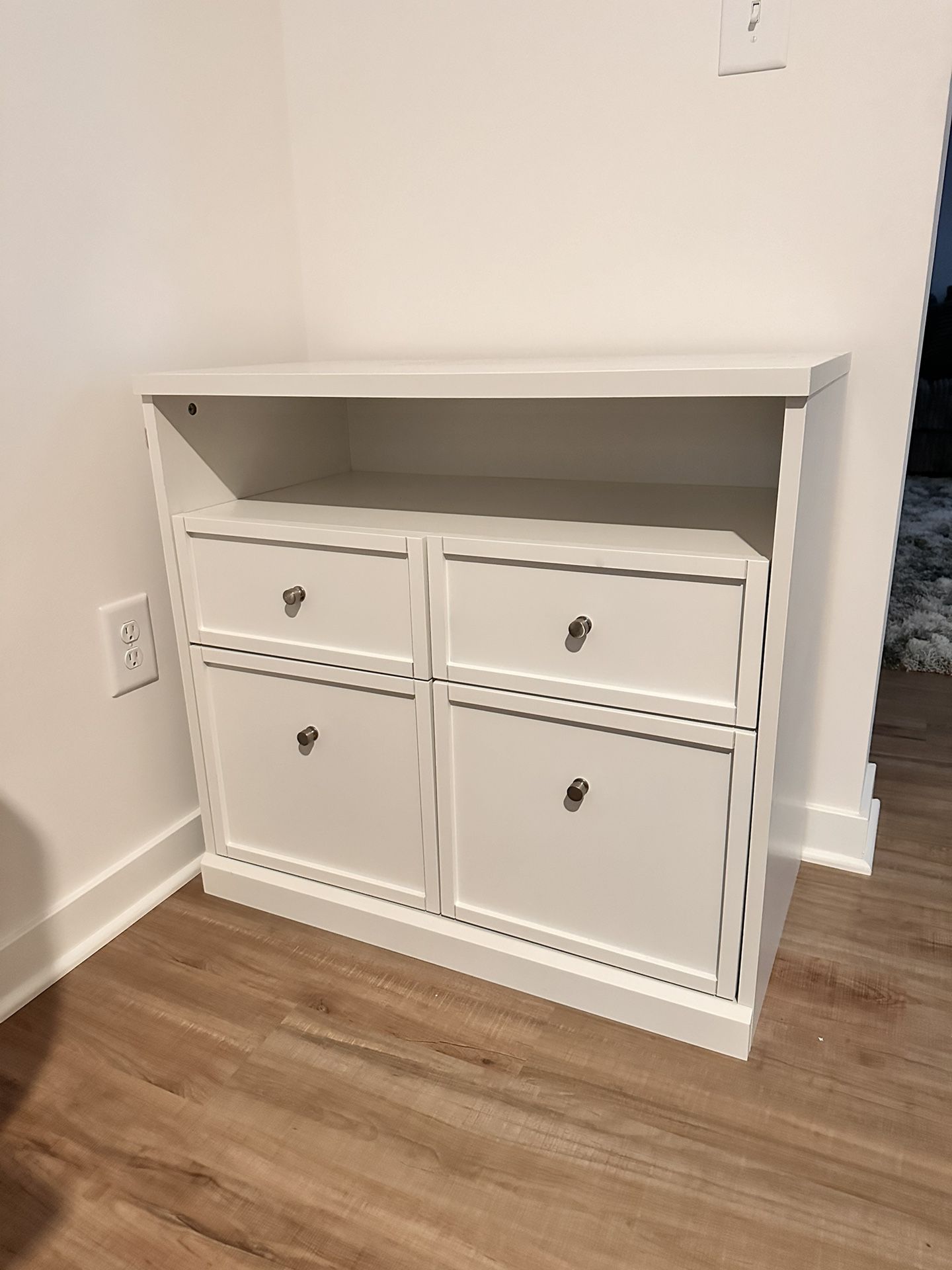 Sauder Craft Pro Series Storage Cabinets (White) - Office or Craft Room Drawer