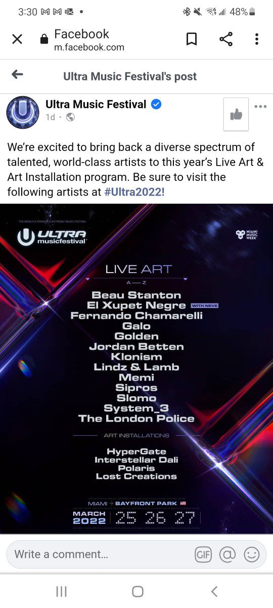 Ultra Music Festival Tickets