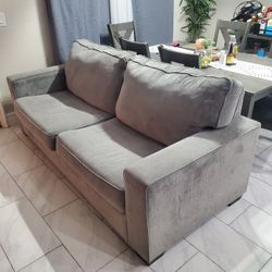 Grey Couch And Love Seat