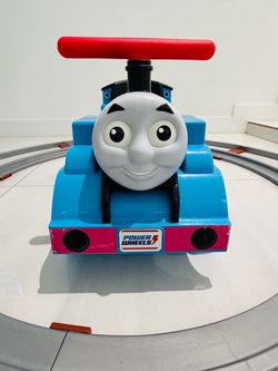 Fisher-Price Power Wheels Thomas on Track Ride-On Train – Fully Working, Talks & Plays Music