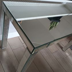 West Elm Large  Mirror Table, Glam Console, Desk