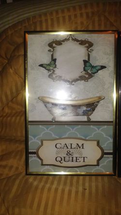 2 pictures , calm and quiet