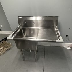 1 Compartment Sink | Right Drainboard