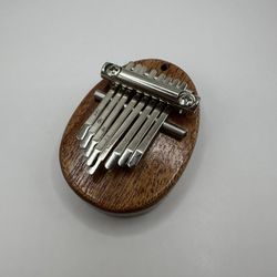 Mini 8 Key Kalimba, Wood Body, Steel Keys