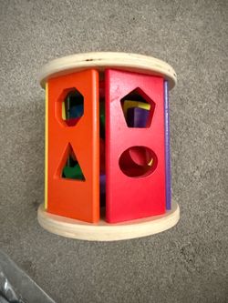 Wooden Shape Sorter Toddler Toy
