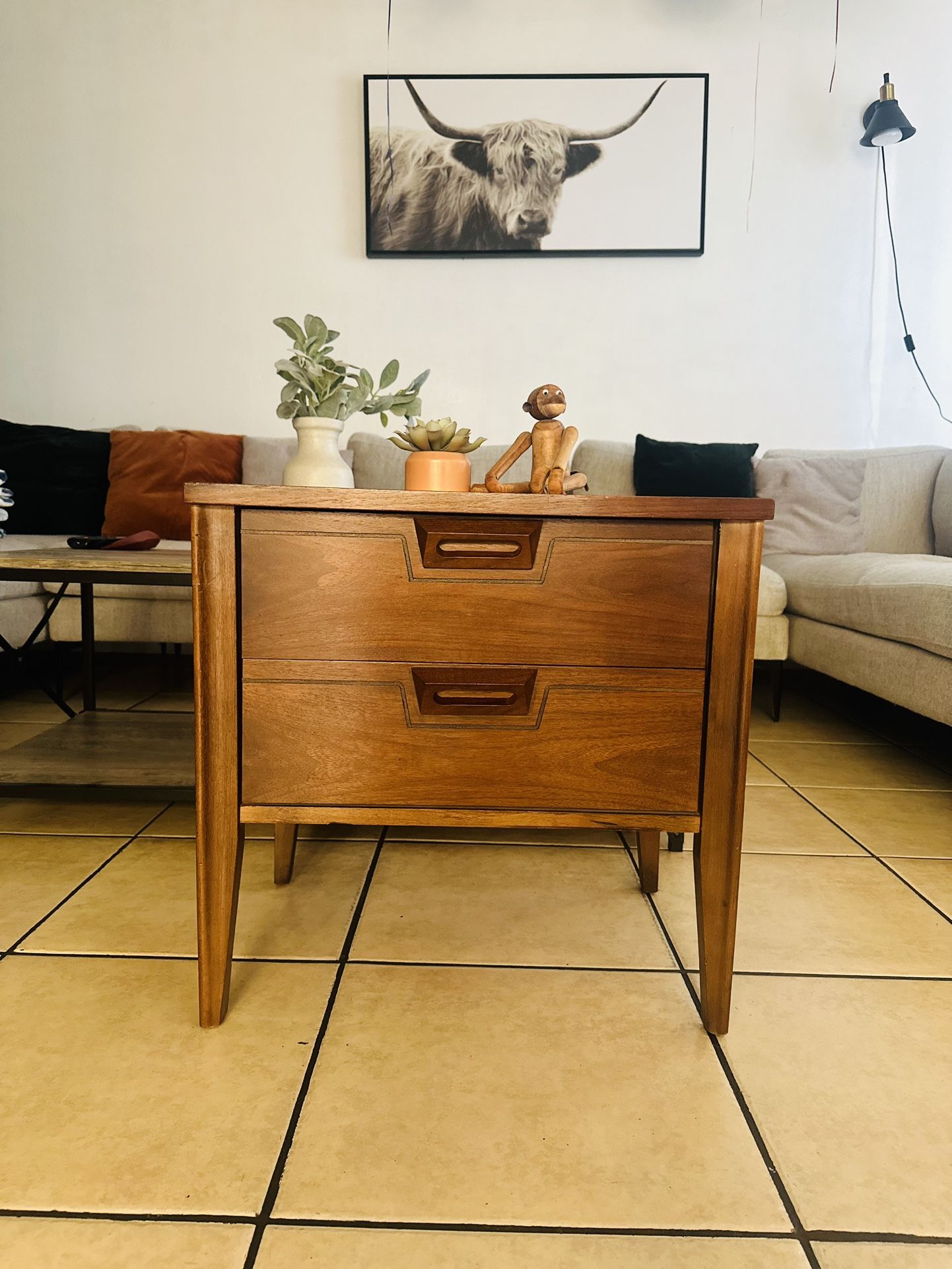 Mid Century Nightstand