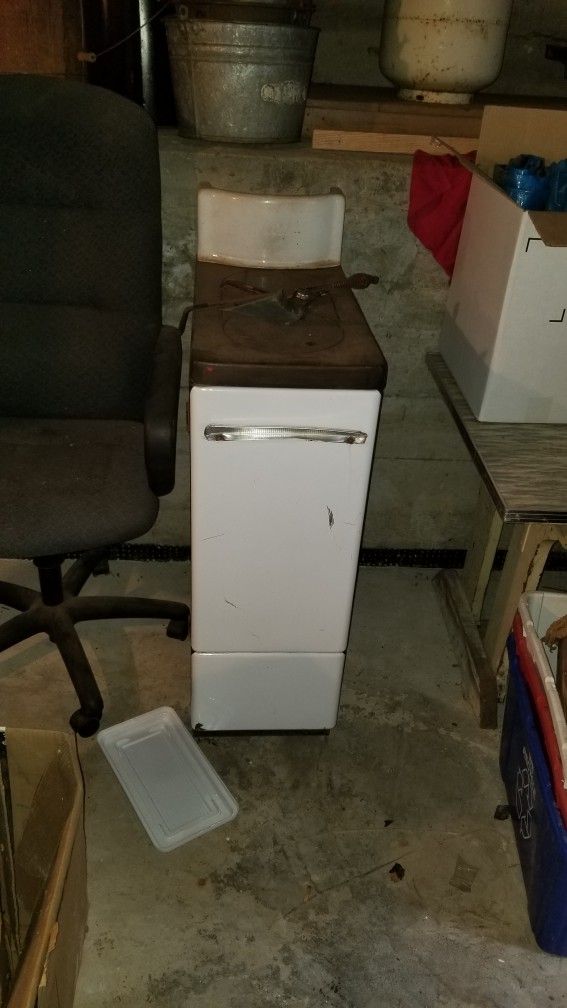 Old Single Wood Stove Or Trash Burner
