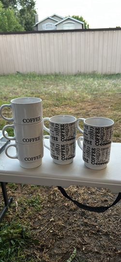 Coffee Mugs set of 7