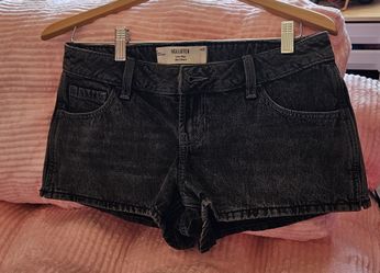 Hollister Black Washed Shorts Size 4