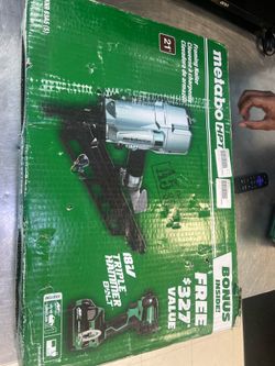 METABO FRAMING NAILER AND IMPACT DRILL