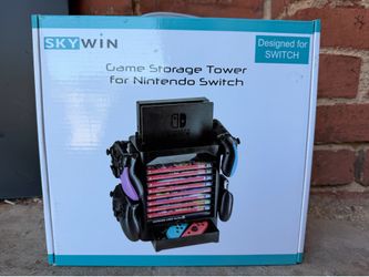 Skywin Nintendo Switch Game Storage Tower & Controller Organizer