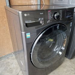 Used Like New LG Front Loading Washer Dryer Combo 2 In 1 Apartment Ready No Gas Required 