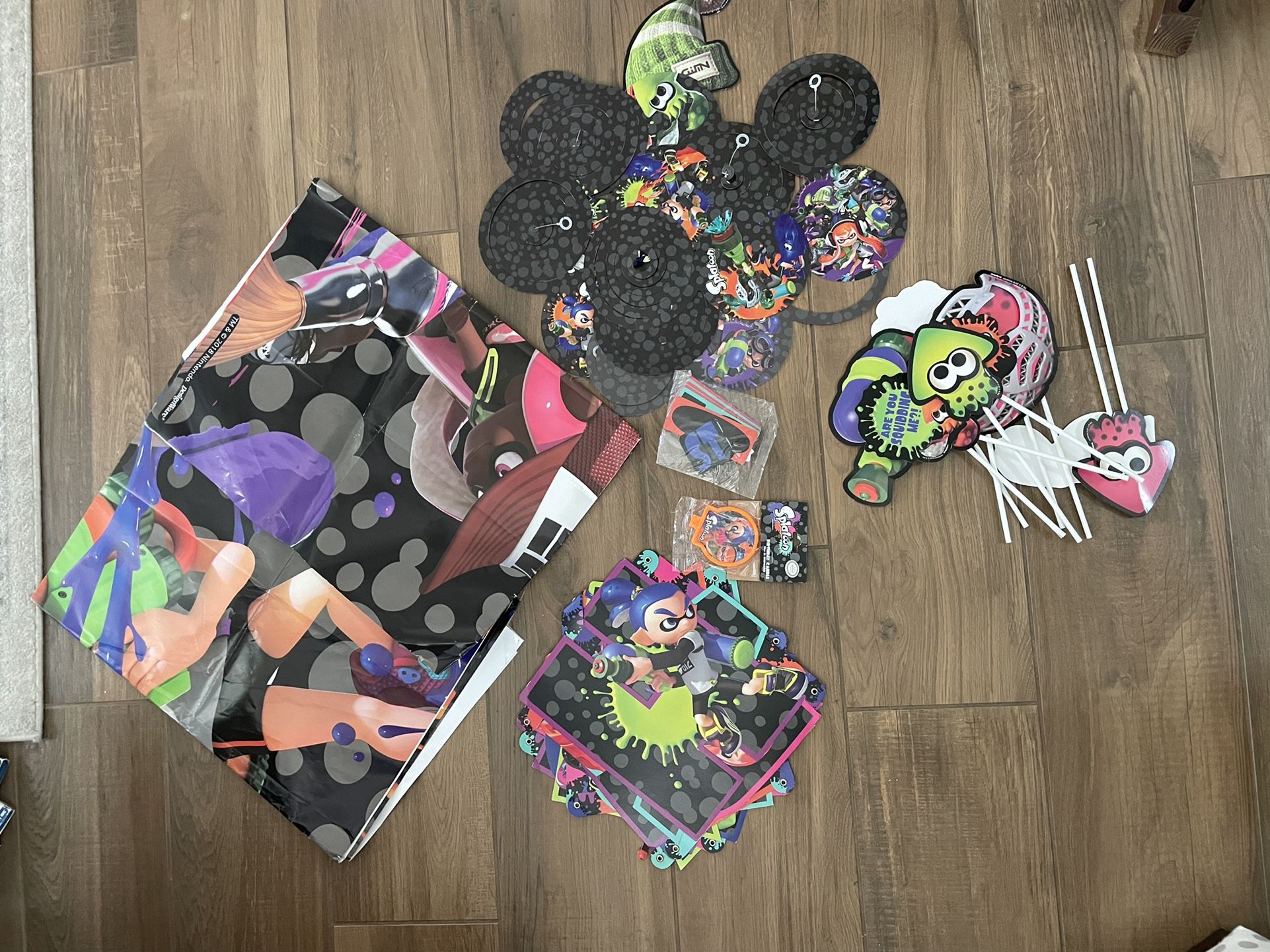 Splatoon Party Decorations